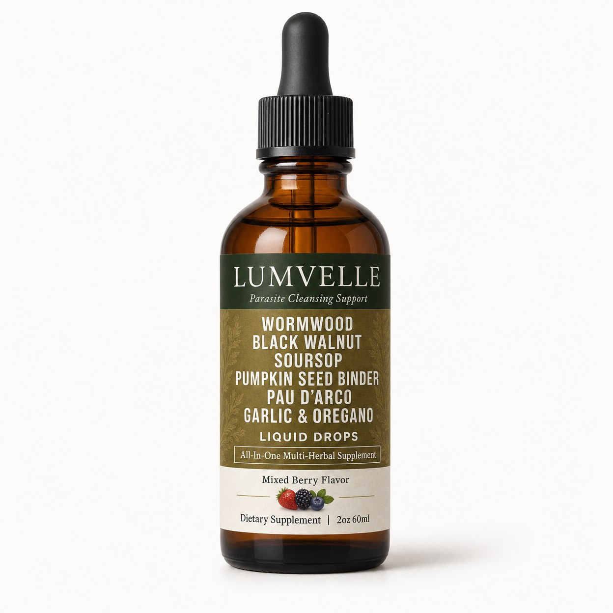 LUMVELLE Wild-Harvested Wormwood Herbal Drops