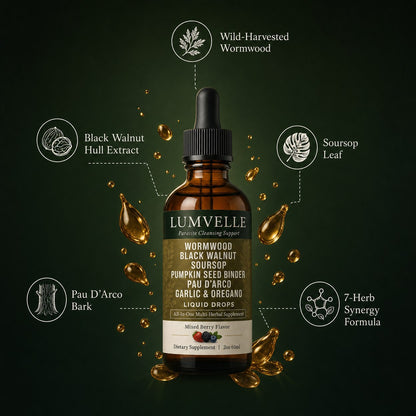 LUMVELLE Wild-Harvested Wormwood Herbal Drops